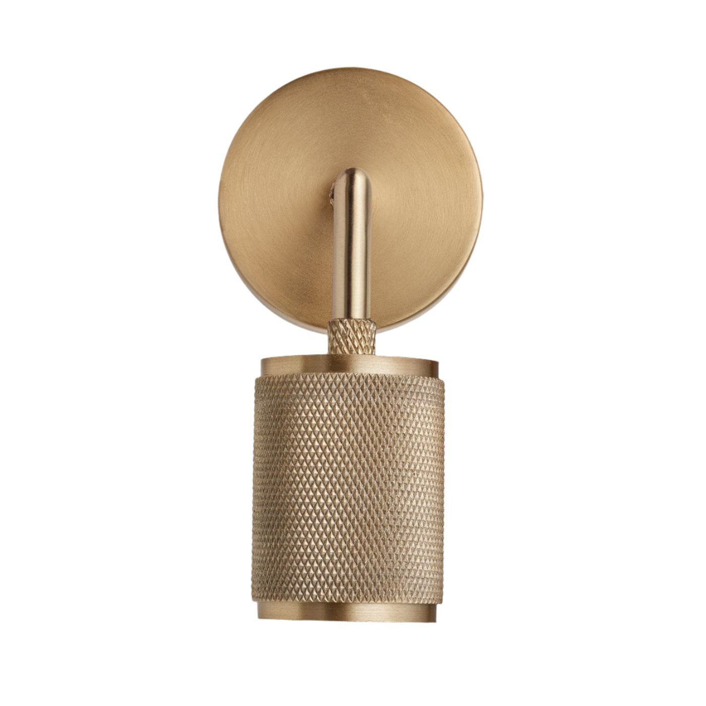 Brass Knurled Edison Wall Light - Industville KN-EWL-B