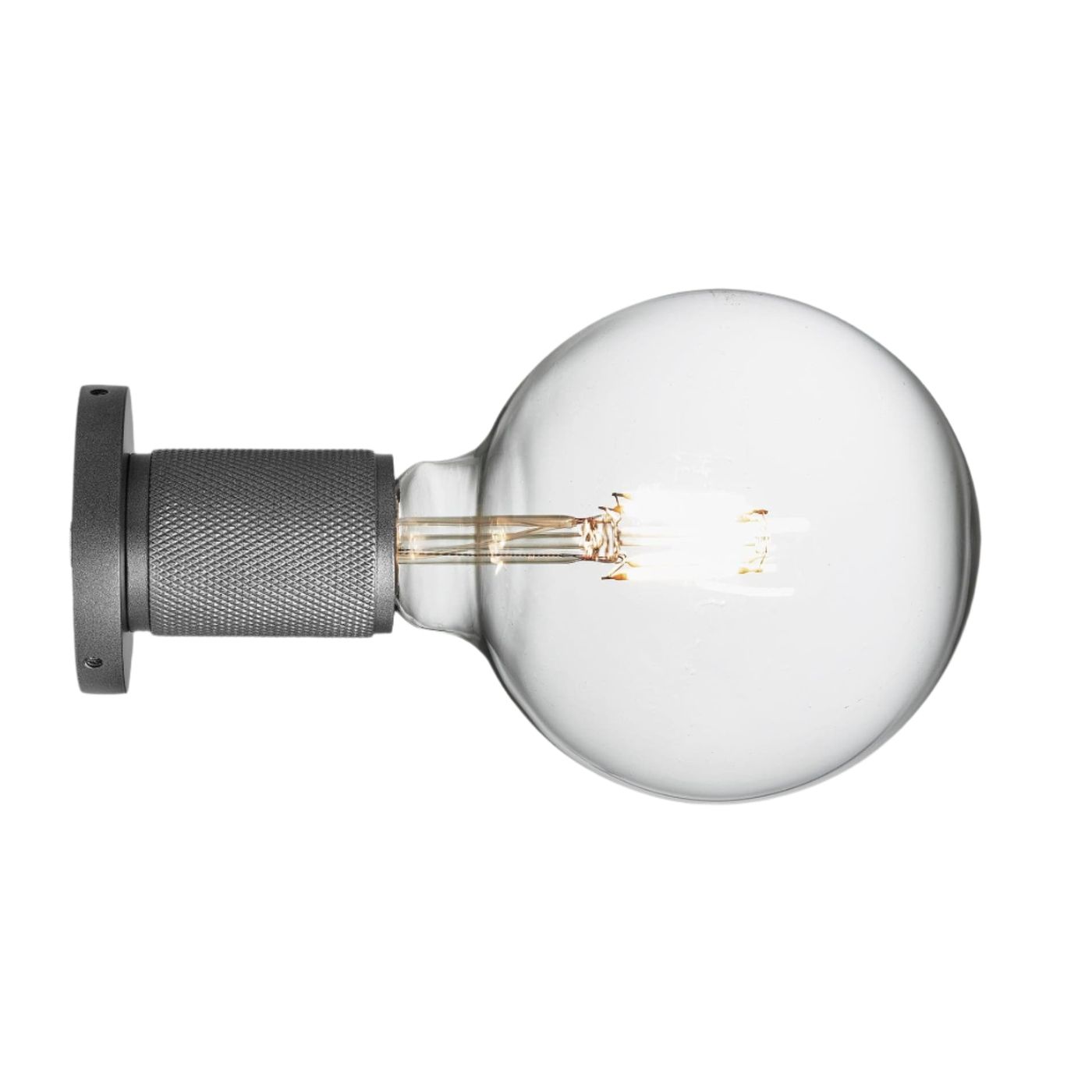 Pewter Knurled Edison Spotlight - Industville KN-ESP-P