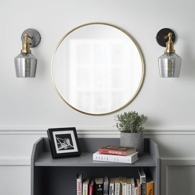 Urban Round Wall Mirror - 24 inch - All Lighting & Homeware - Industville Lighting UK