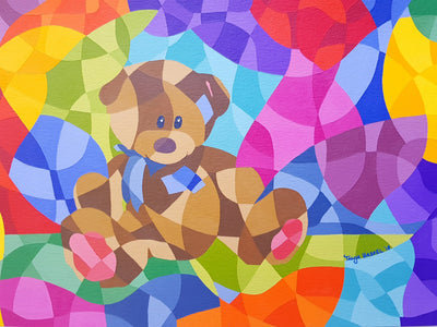 Mr Teddy - Independent Artwork - Industville Lighting UK
